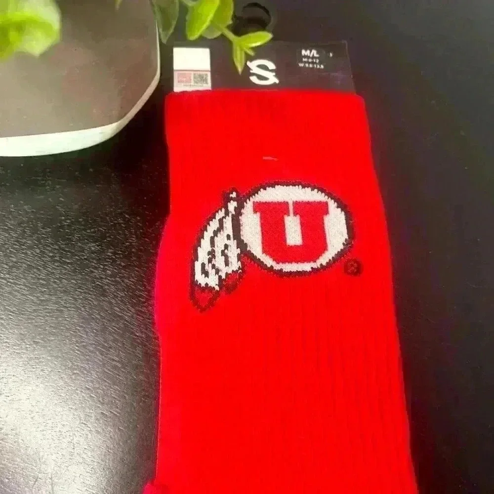 Strideline Utah UTE Fottball NCAA Full Knit Unisex Socks
